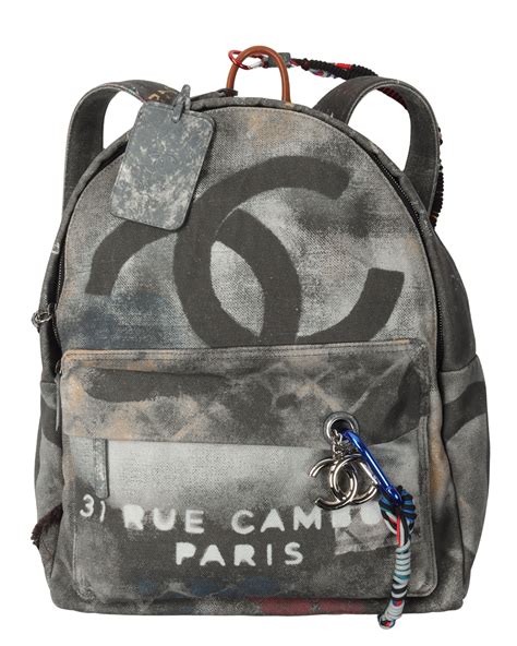 chanel graffiti backpack replica|chanel graffiti etoile backpack.